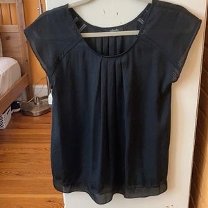 Black Short sleeve blouse M